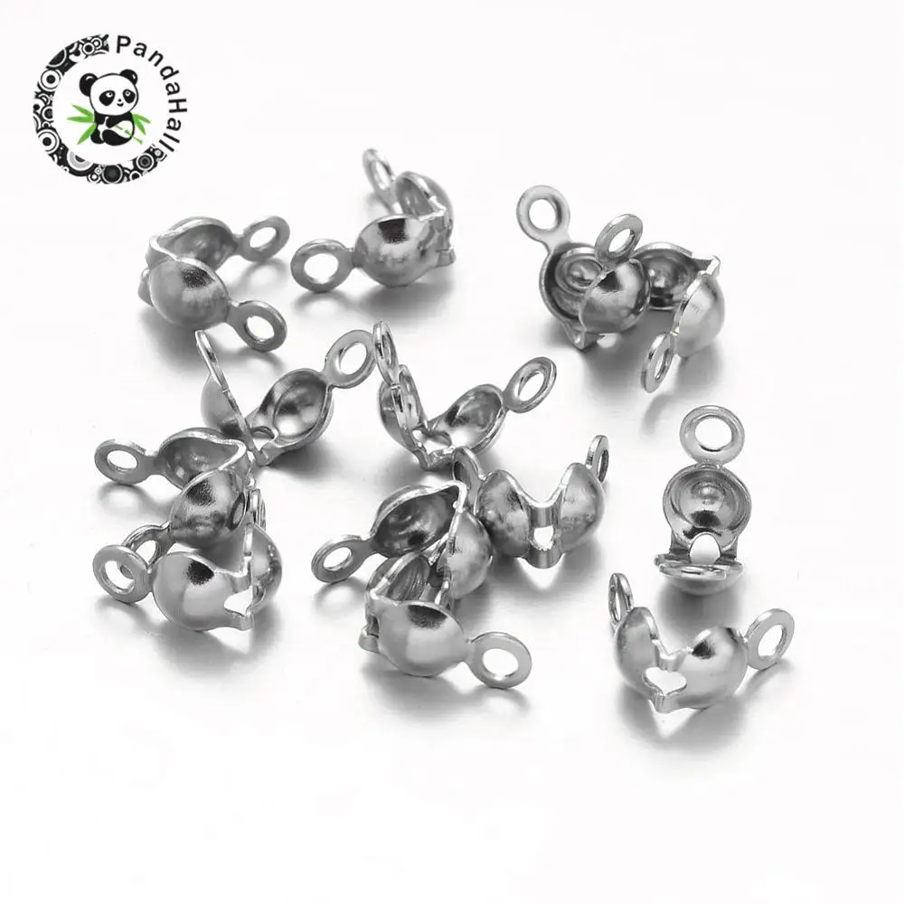 Download 304 Stainless Steel Bead Tips Knot Covers, Stainless Steel ...