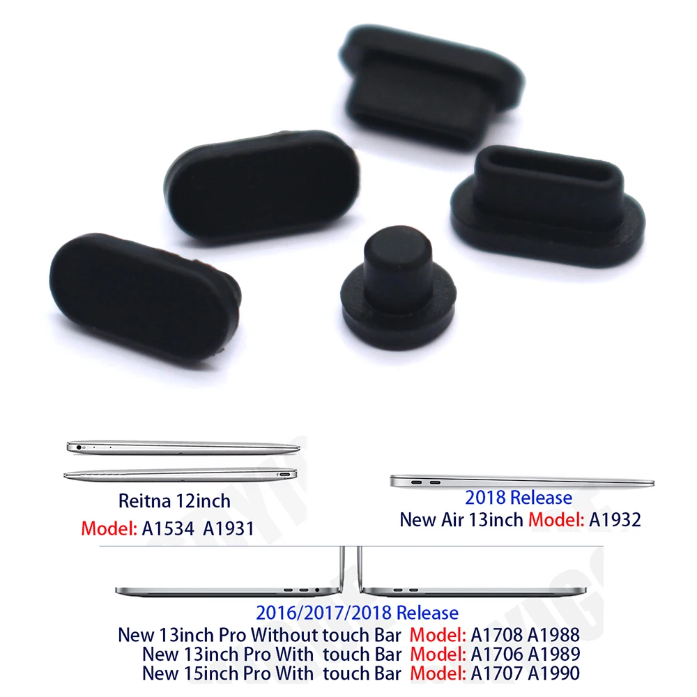 Пылезащитная Пробка для Macbook pro 13 air 11/15 силиконовая компьютерная USB защита от пыли