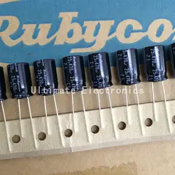 50 шт. 470 мкФ 25 в Rubycon ZL серии 10x16 мм низкое сопротивление Высокий пульсационный ток 25V470uF конденсатор