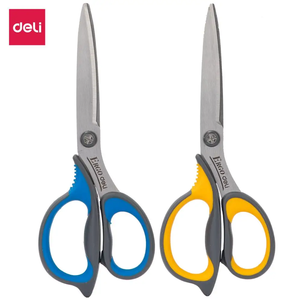 Ножницы Deli soft touch E77760 210 мм 8 1/4 дюйма ножницы для домашнего и офисного творчества