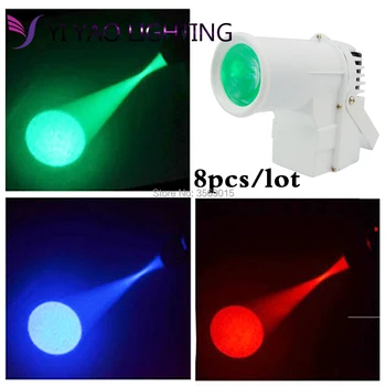 

8PCS/LOT 10W RGBW Choose Pinspot Rectangular Beam Effect LED Dance DJ Stage Lighting
