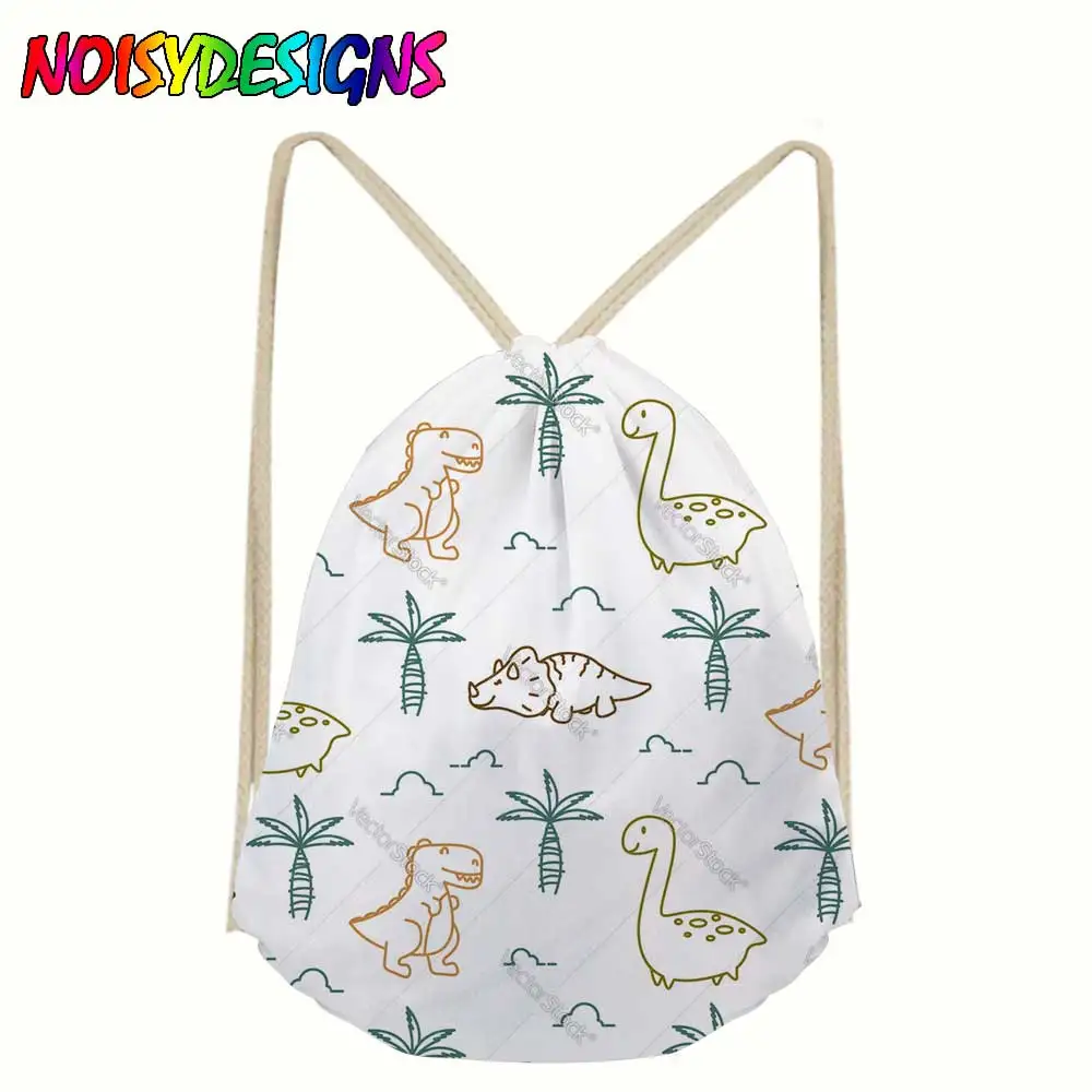 Jurassic world cartoon dinosaur print customizable beam pocket mine bag travel backpack ladies series female bundle