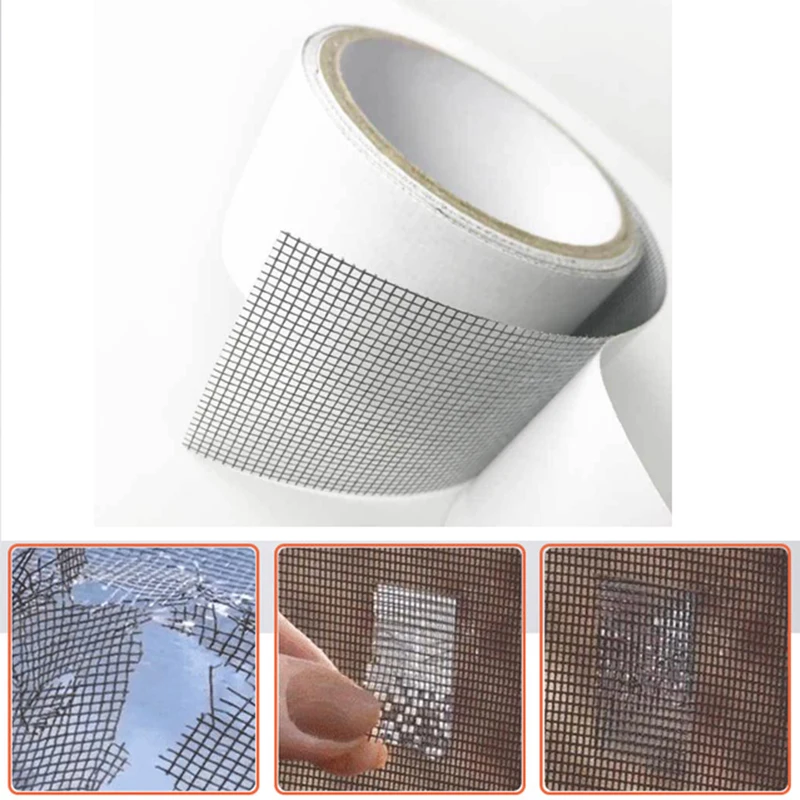 

5 Rolls Window Tape Repair Patch Sticker Screen Screening Fly Mosquito Anti-Insect Net Door Adhesive Bug