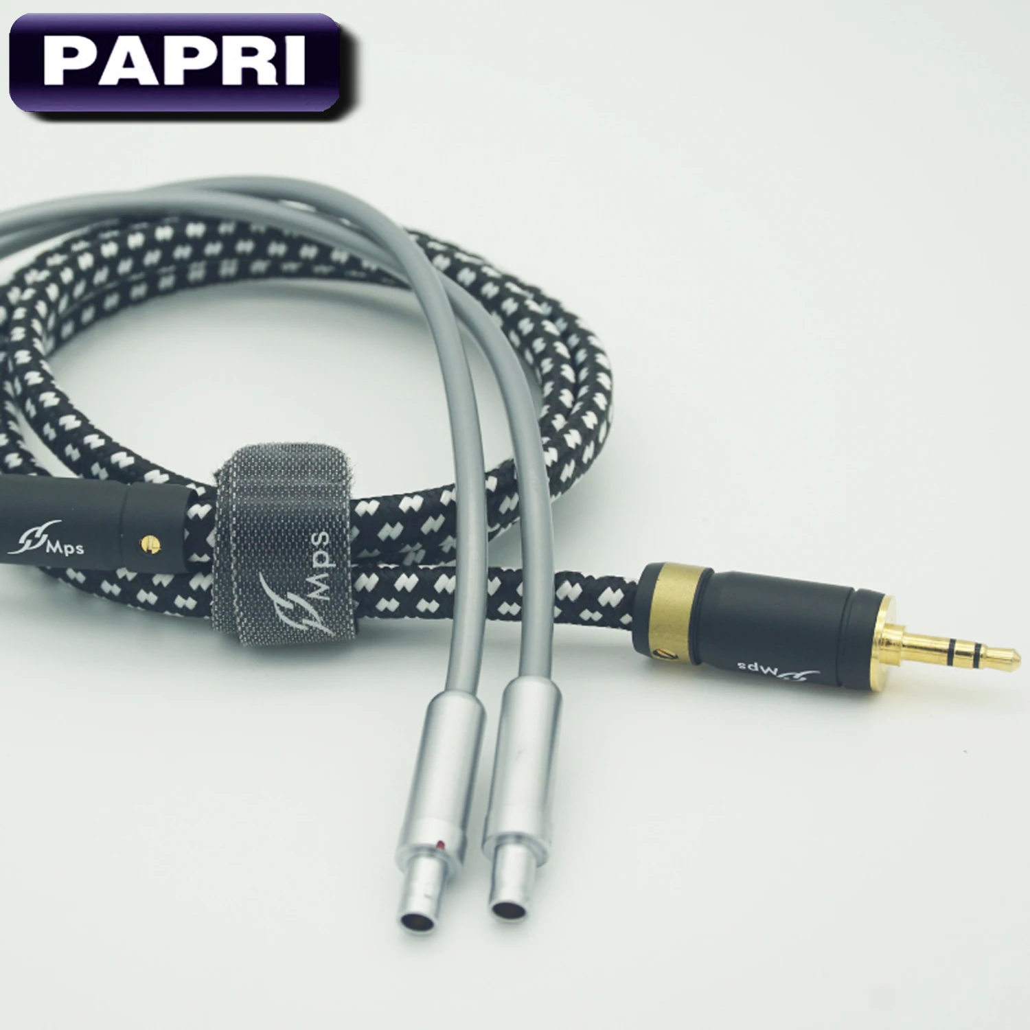 PAPRI MPS X 7800 Upgrade Headphone Cable 5N OCC Audio 3 5mm To AUX Wire For HD800 Earphone Headset Cables