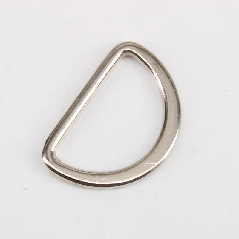 100piece 20mm Silver Metal D Rings Adjustable Belt Buckle for Backpack