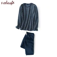 Fdfklak зимняя Пижама фланелевая женская ночная рубашка с длинными рукавами, комплект женских пижам, Mujer, пижамный комплект Q495