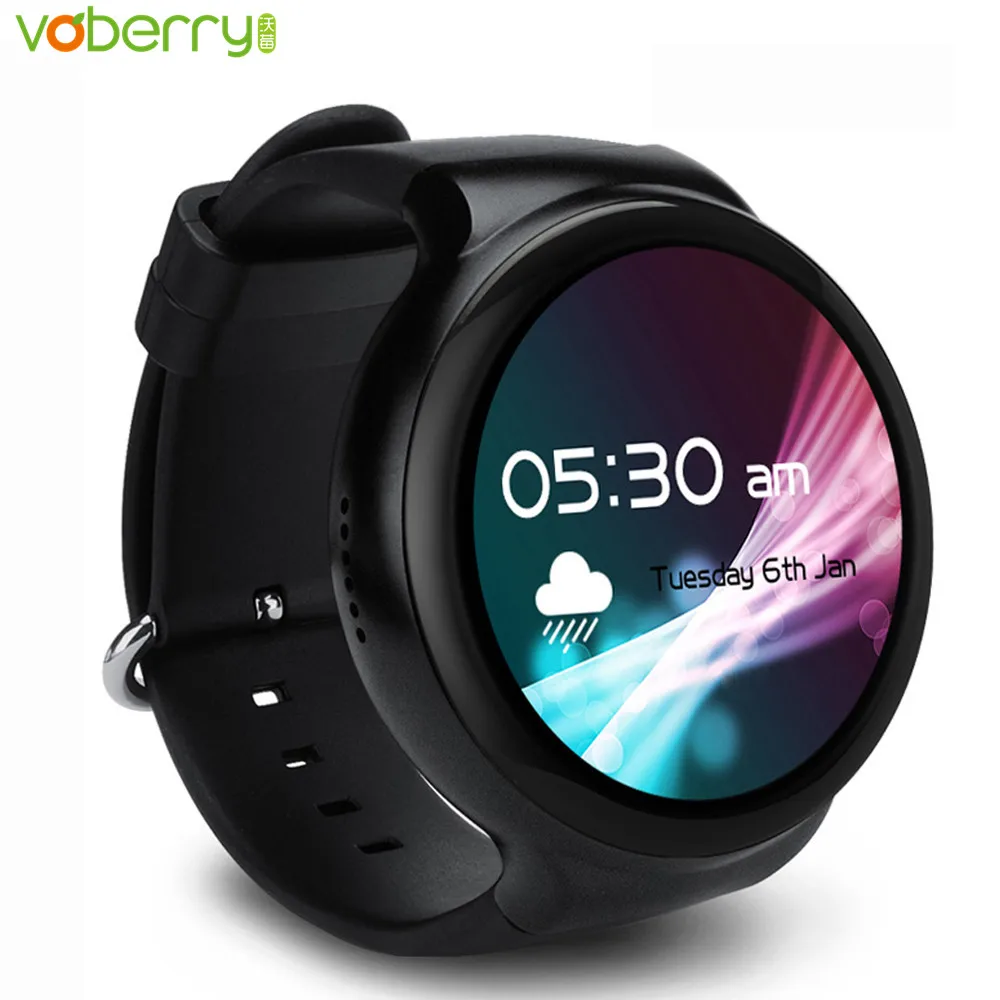 Смарт часы Voberry I4 Pro 3G Bluetooth MTK6580 ОЗУ 2 Гб ПЗУ 16 ГБ Android 5 1 Wi Fi GPS четыре ядра для Android/IOS