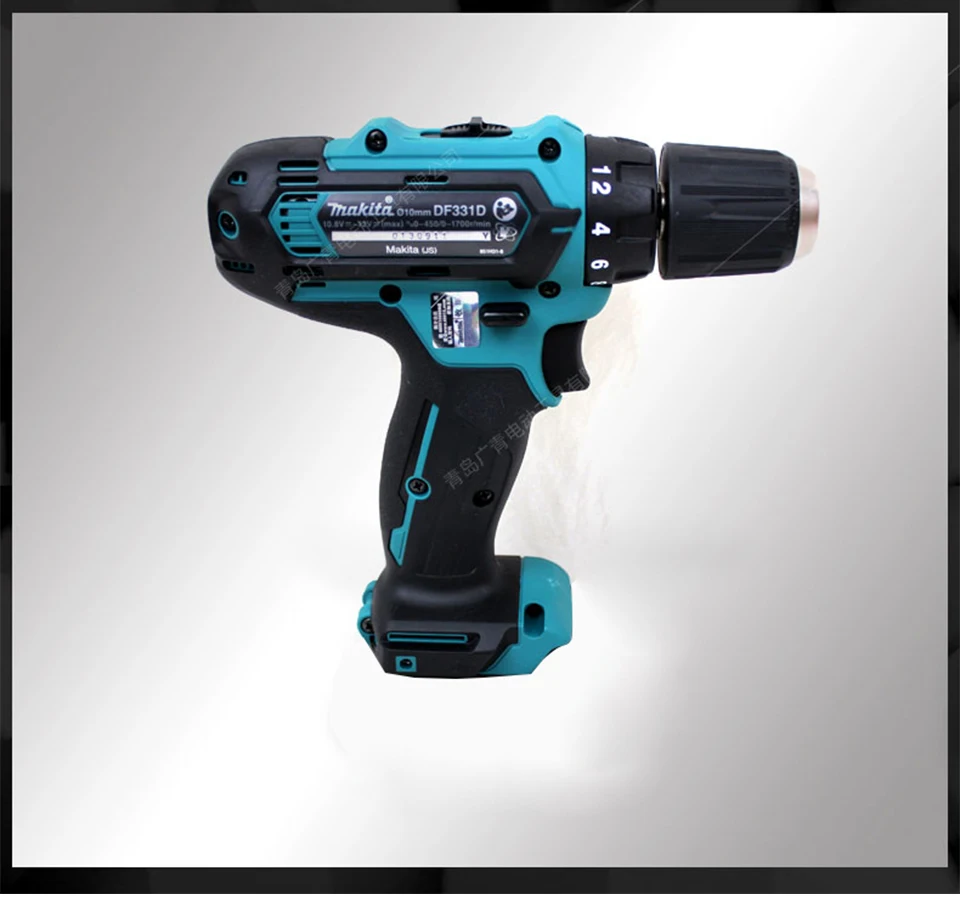 Япония Makita DF331D зарядная дрель DF332D литиевая дрель электрическая отвертка 35/21 Н. М