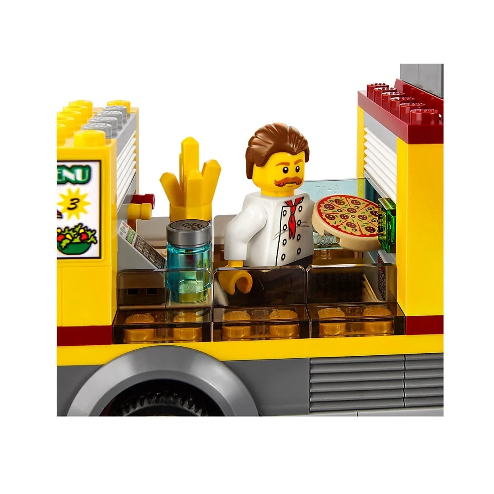 Пиццы Ван совместимы с Legoe City Great Vehicles 60150 строительные блоки игрушки для детей
