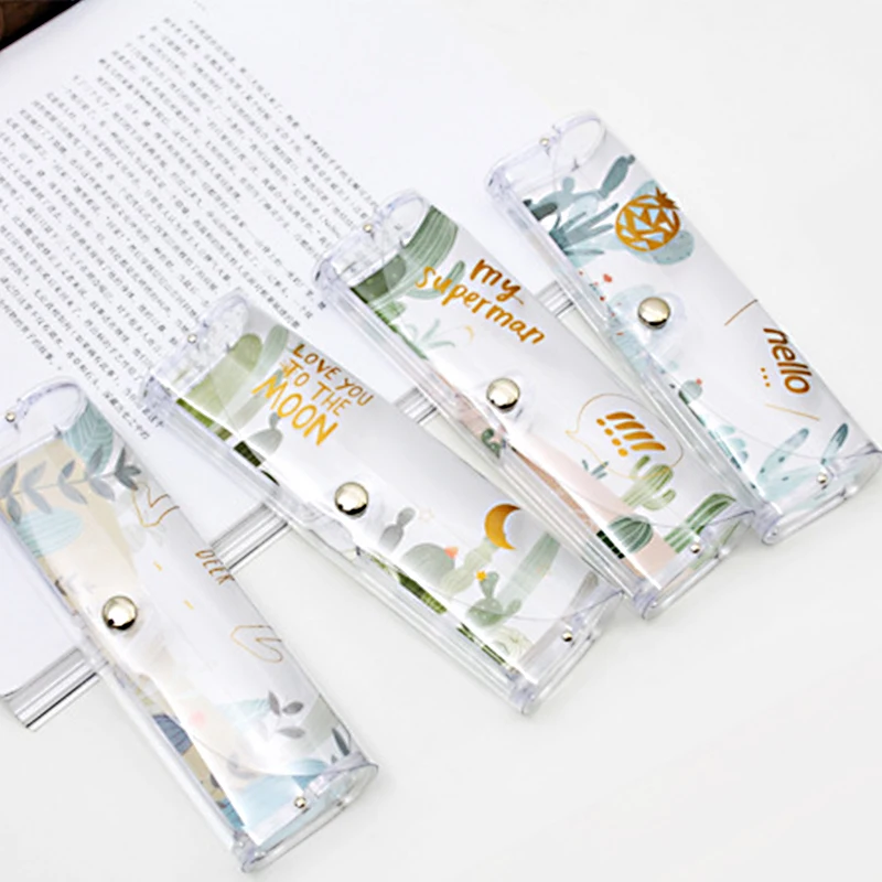 

Hot Cartoon Plastic Transparent Clear Crystal Eyeglass Glasses Spectacle Case Box Holder Reading Glasses Box Eyewear Accessories
