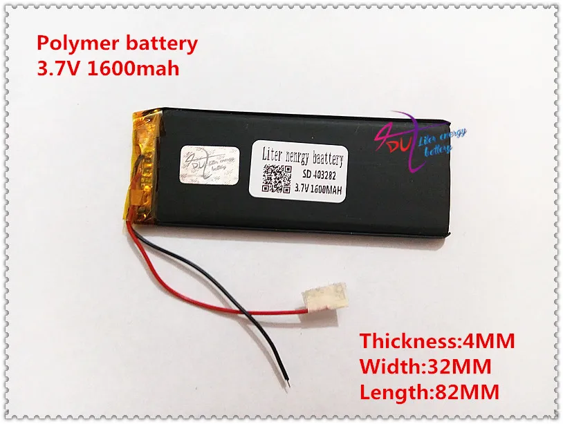 403282 1600 Mah 3.7 V Batteria Ai Polimeri Di Litio Ricaricabile Batteria Per Goophone I5 Y5 V5 Clone