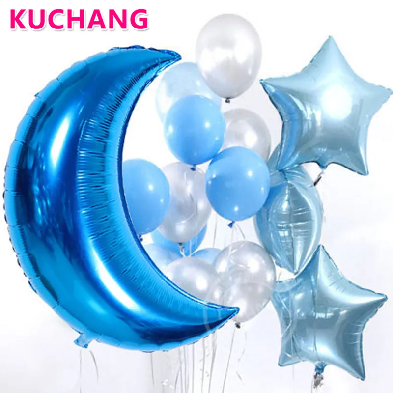 3pcs Big 36 inch Sky Blue Latex Balloon Birthday Wedding Party Baby Shower US