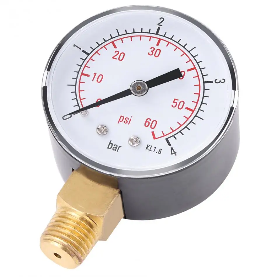 Высокий Точный Датчик давления для топлива масла воздуха или воды 0-4bar/0-60psi NPT Давление датчик топлива воздуха измерительный прибор для компрессора