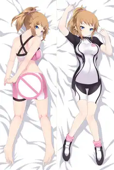 

gundam build fighters anime characters sexy girl hoshino fumina pillow cover body Pillowcase
