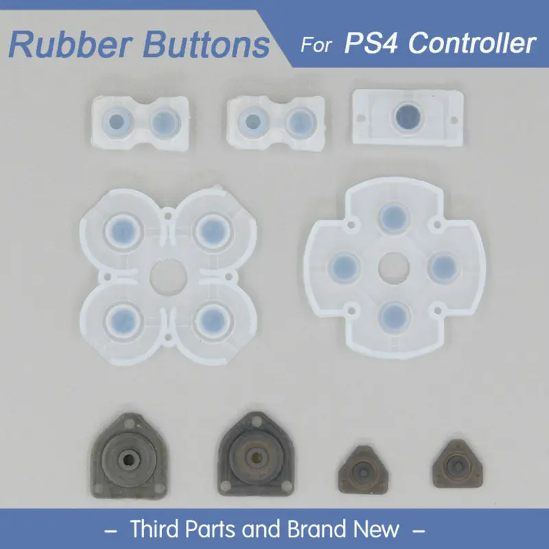 Hothink 9 Pz/Set 10 Set/Lotto D Cuscinetti In Gomma Conduttiva R L Pulsante Cuscinetti In Silicone Per Playstation 4 Controller Ps4 Dualshock 4