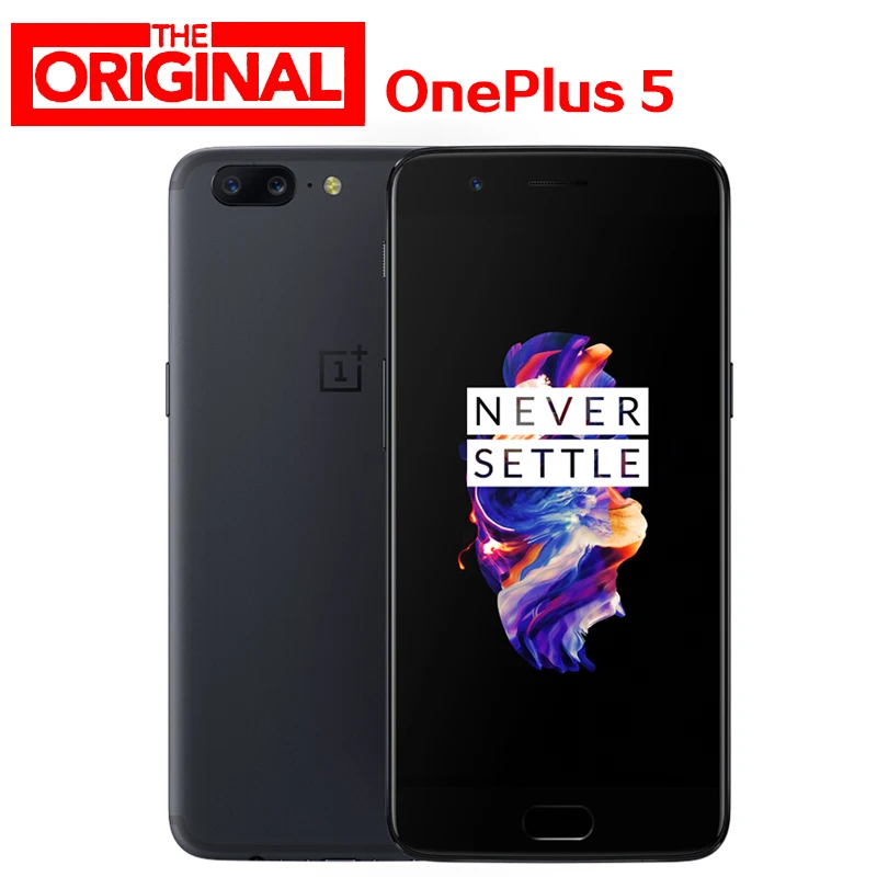 

Global ROM Original OnePlus 5 4G LTE Mobile Phone Snapdragon 835 Android 7.0 5.5" FHD 8GB RAM 128GB ROM 20.0MP NFC Intern