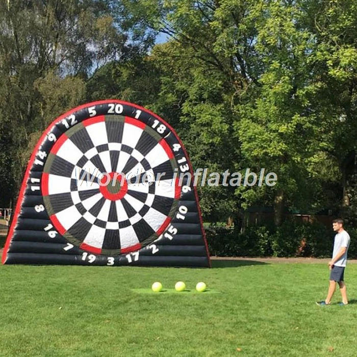 2017 most popular 4mH giant inflatable football dart game outdoor giant inflatable soccer dart