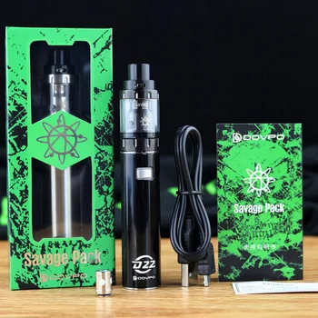 

Original DOVPO D22 Starter Kit 1700mAh Battery Capacity with 2ml Tank top airflow Atomizer Electronic cigarette Vape Pen