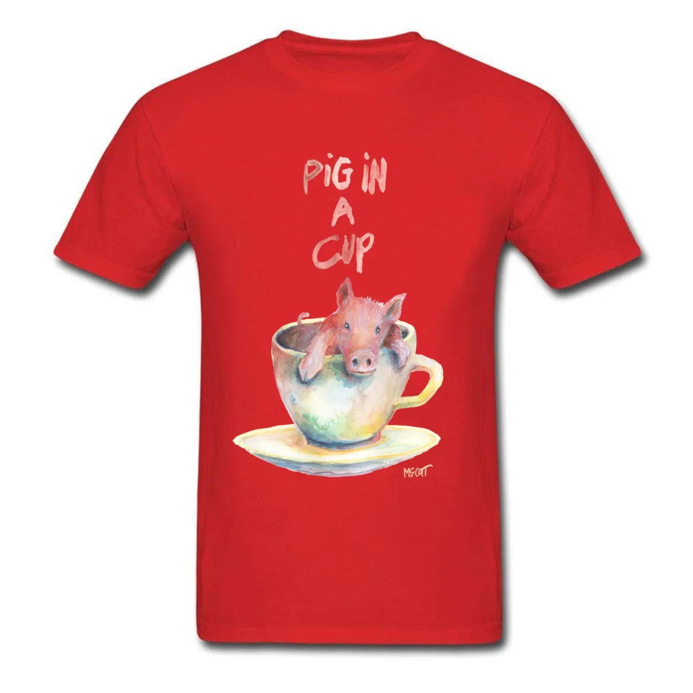 Pig in a Cup by Michelle Scott_red