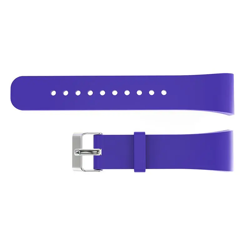 21 см сменный Браслет для samsung gear Fit 2 Pro Band роскошный силиконовый ремешок для часов Ремешок Для samsung Fit 2 R360 R365 R366 - Цвет: Purple
