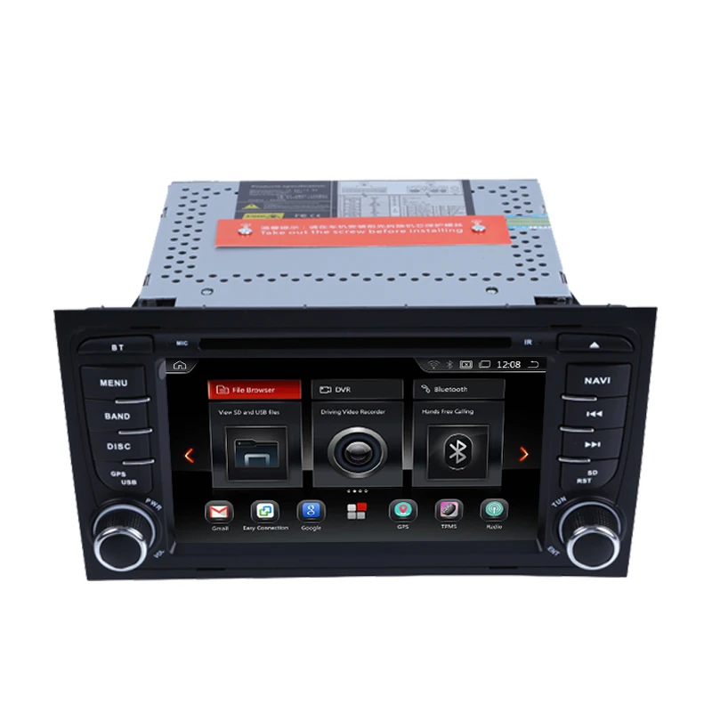Cheap CarExc Android 9.0 For Audi A4 S4 RS4 SEAT EXEO Car DVD Player With GPS Navigation System WiFi Bluetooth USB SD Radio Multimedia 2
