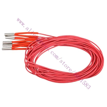 

5pcs,Hot sale, Generic 40w 1m 24v Ceramic Cartridge Heater for Reprap Arduino 3D Printer Prusa Huxley 5pcs/lot