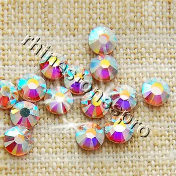 

20ss Swarovski Elements Clear AB(001AB) 144 pcs Flat Back Crystal