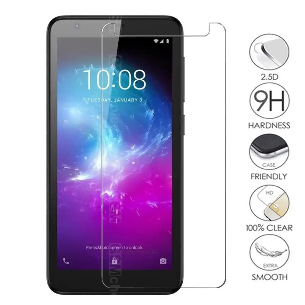

Tempered Glass For ZTE Blade L8 Glass Screen Protector 2.5D 9H Premium Tempered Glass Protective Film
