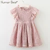 Humor Bear Girls Dress 2020 New Brands Baby Dresses Tassel Hollow Out Design Princess Dress Kids Clothes Children's Clothing 1