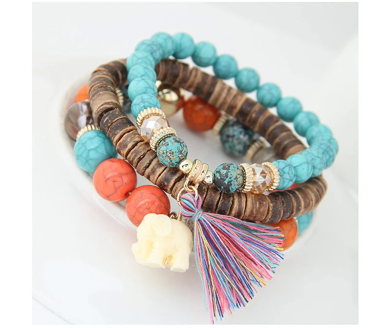 Boho-Vintage-Bohemia-Elephant-Tassel-Charm-Bracelets_06