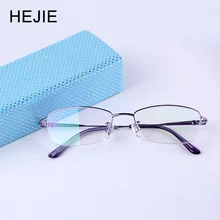 HEJIE девушка чистого Титан ультра тонкие очки для чтения Анти-Царапины объектив диоптрий+ 0,5+ 0,75+ 1,0+ 1,25+ 1,5+ 1,75+ 2,0 до+ 4,0 Y0054