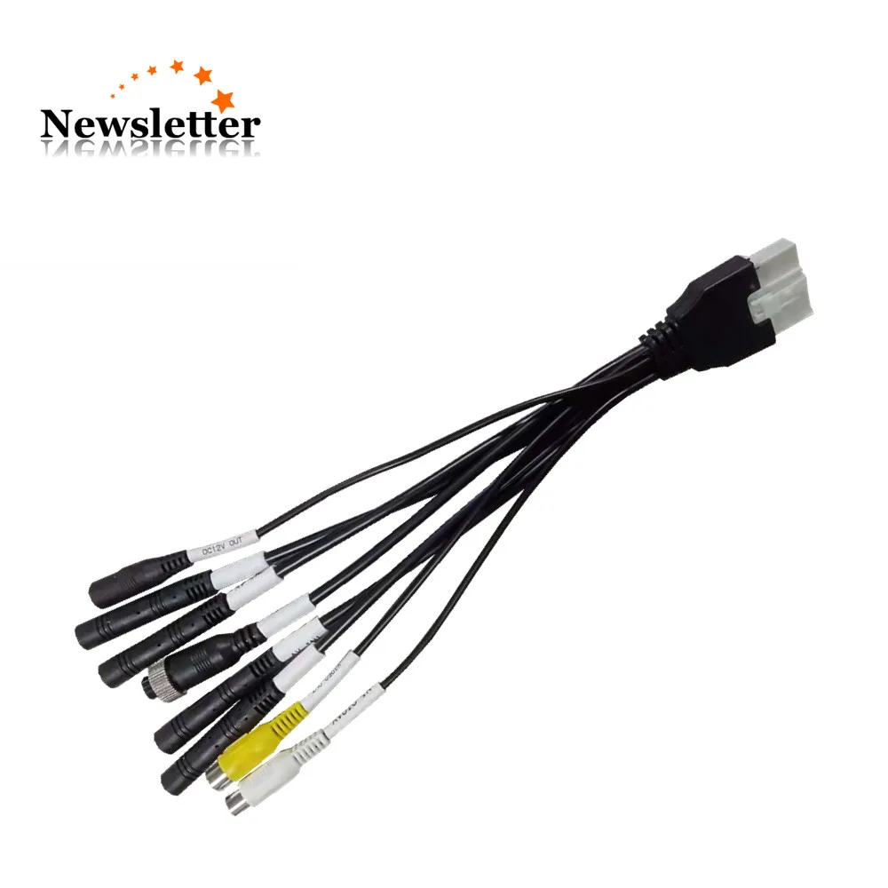 4 Pin Avation разъем DC AV Adpater кабель для автомобиля вид сзади Камера | Безопасность и