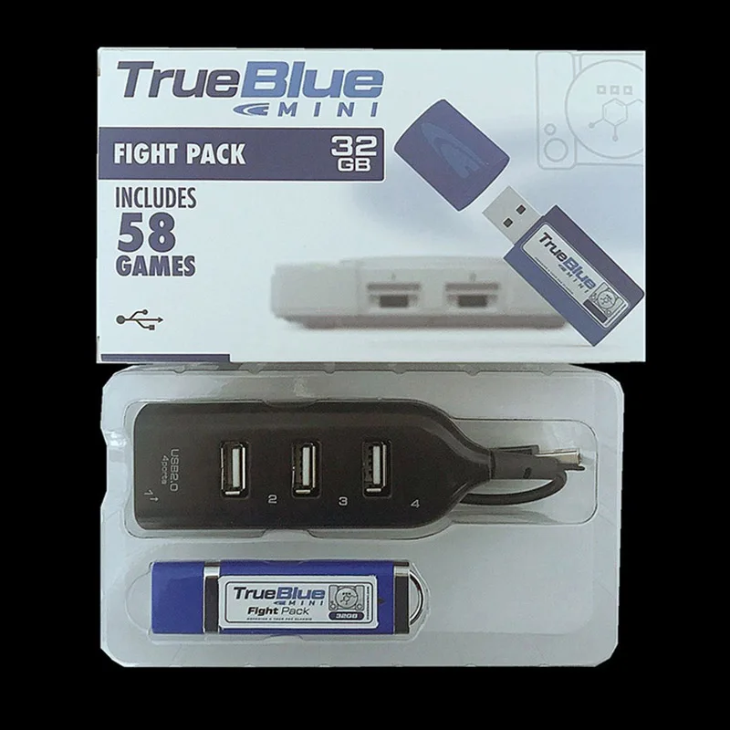 64/32 GB True Blue Мини торчком пакет для Игровые приставки классический Игры и