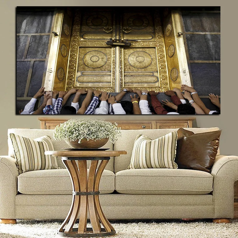 HD Print Hajj Pilgrimage to Mecca Islamic Sacred Shrines Religious Poster on Canvas Wall Painting for Living Room Sofa Cuadros (3)
