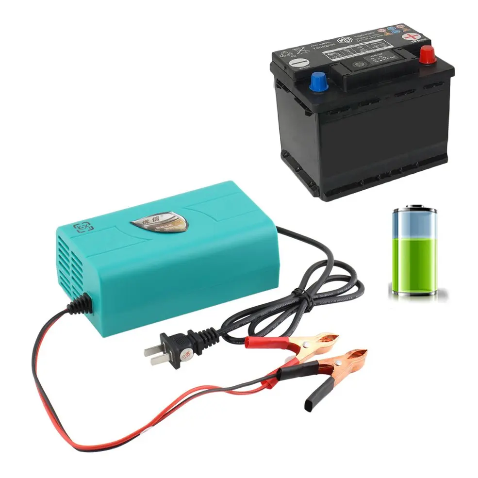 

12V Auto Car Battery Charger Motorcycle Charger Intelligent Charging Machine Boat Marine Maintainer Trickle Tools