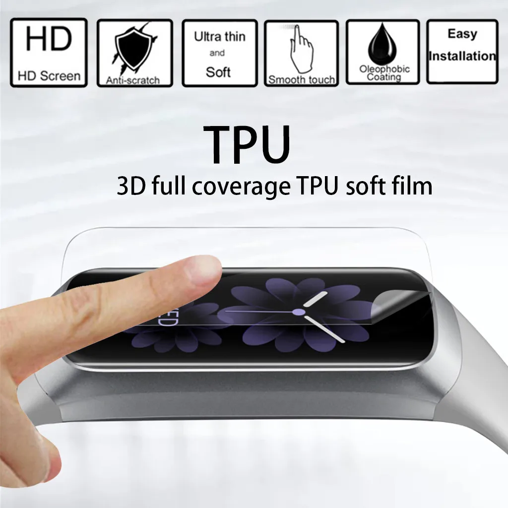 

2PC For Samsung Galaxy fit-e Smart Watch Screen Protector Smart Wristband Full Cover Ultra Thin Soft TPU Protective Film