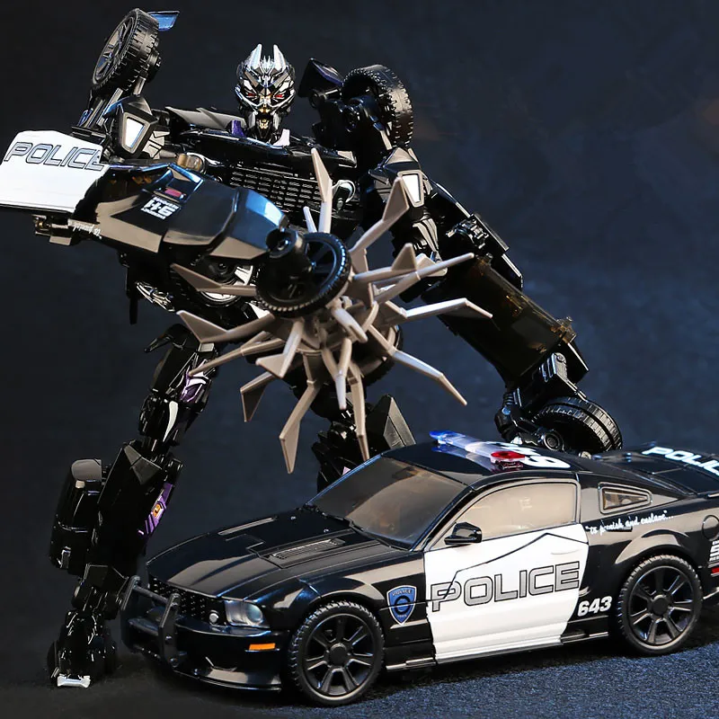 

HEIMANBA Movie 5 Transformation Toy MPM05 Deformation Car Mode KO Oversize Alloy + ABS Action Figure Robot Car Collection Toys
