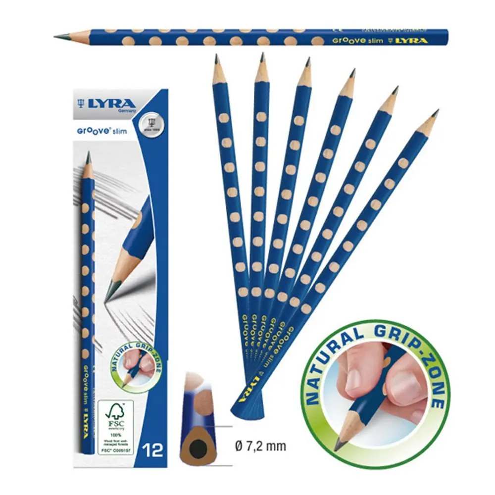 Карандаши LYRA Groove Slim Pencil HB детские Школьный набор для обучения жестам карандаши 12