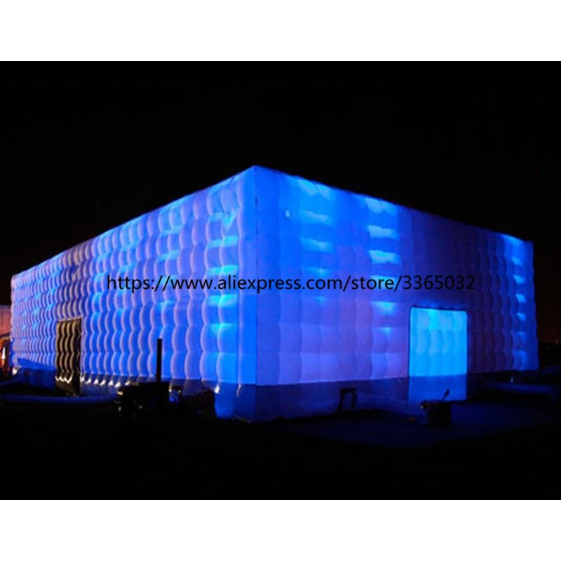 

High Quality Inflatable Cube Tent/ inflatable Camping Tent/ Inflatable Party Tent Event with LED lights