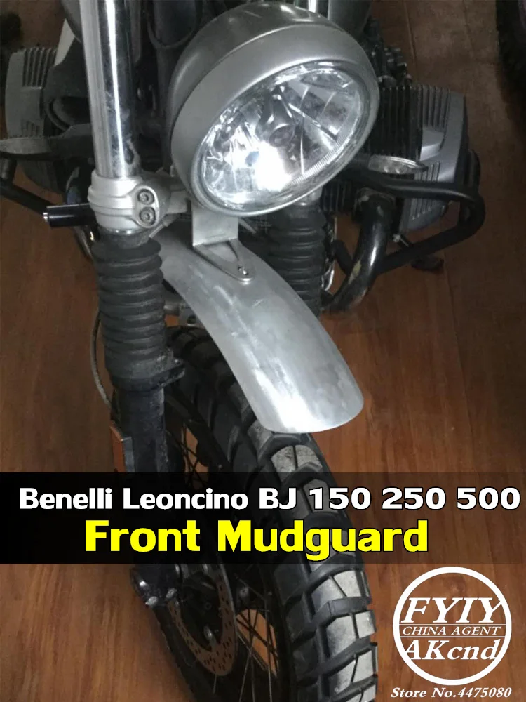 

Motorcycle Mudguards Handmade Aluminium alloy Frint Fender Wheel Extension Mudguard For Benelli Leoncino BJ 150 250 500