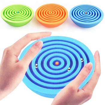 

Children Blanace Maze Toy Kids Early Educational Brain Teaser Toy child Plastci Puzzle Game Toy Intellectual Maze Ball