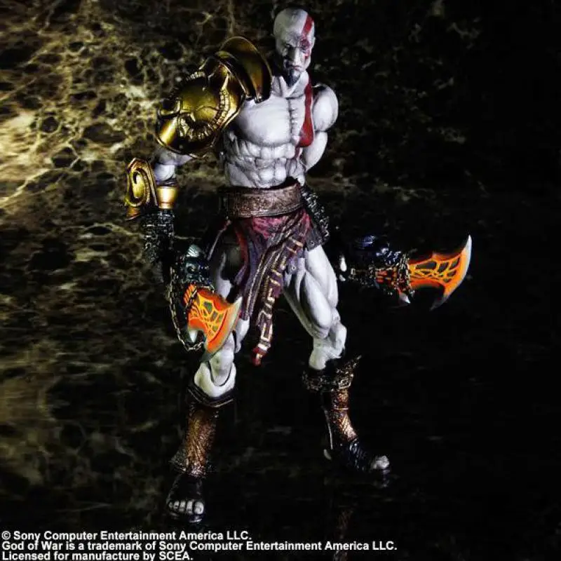 

God Of War Toy Kratos Figure Play Arts Kai Model 10" 26cm