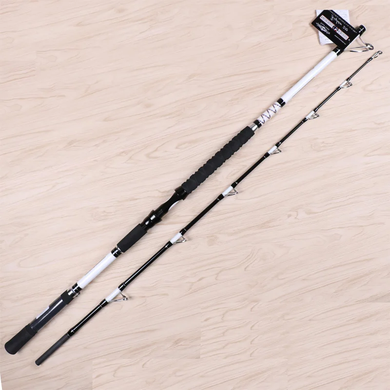 

1pcs/pack 2.1M 800g Casting weight UH 2 sections spinning high Carbon fiber trolling heavy jigging boat big game Fishing Rod