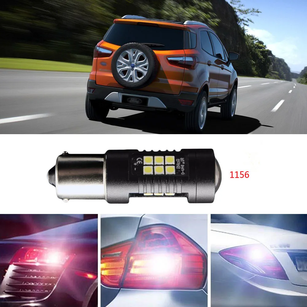 

Ownsun 2Pcs Error Free LED Reversing 1156 Back-Up Reverse Light Bulbs Fit For Ford Ecosport