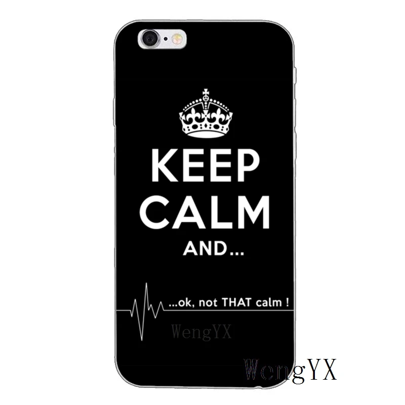 Силиконовый чехол для телефона Keep Calm I'm a Nurse для iPhone XR X XS Max 8 7 6s 6 plus SE 5s 5c 5 iPod Touch - Цвет: a-Nurse-A-01