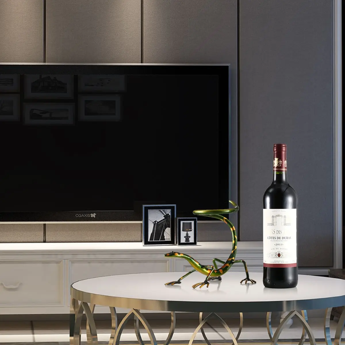 Red lizard держатель для пера. стойка геккон.