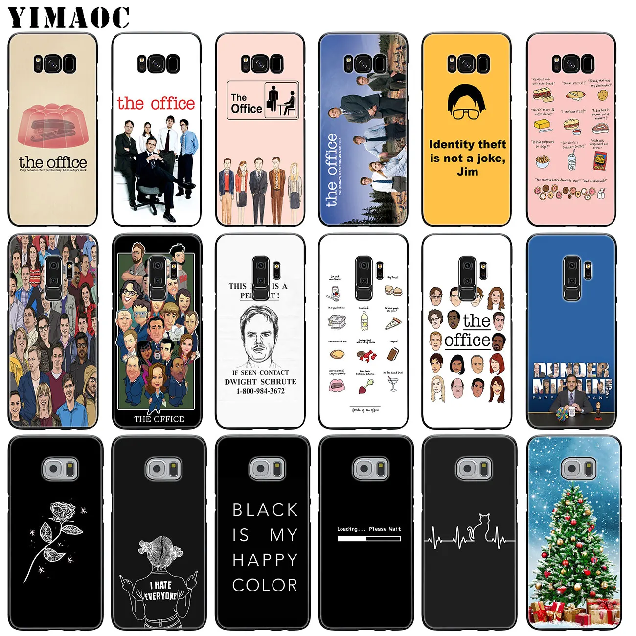 YIMAOC офисный Забавный Мягкий силиконовый чехол для телефона Samsung Galaxy S20 Ultra S10 Lite S9 S8