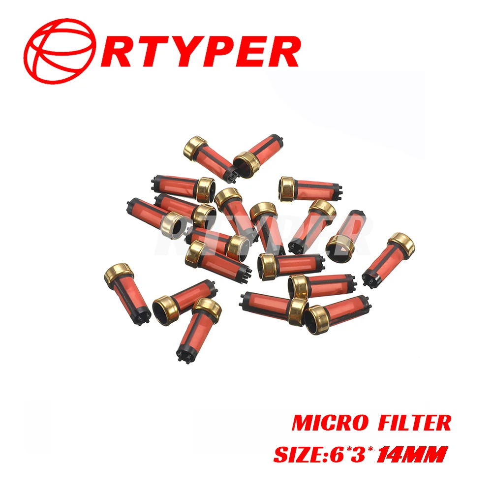 

50 PCS Gasoline Injector Micro Filter 11003 For MD619962 Car Sapphire Parts