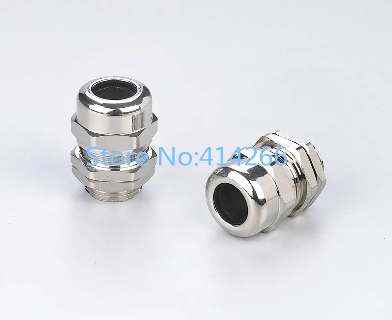 Brass Nickel Plated PG48 Electric Cable Gland Waterproof PG-48 6 10 mm brass nickel plated m20 1 5 mm electric cable gland waterproof x 10