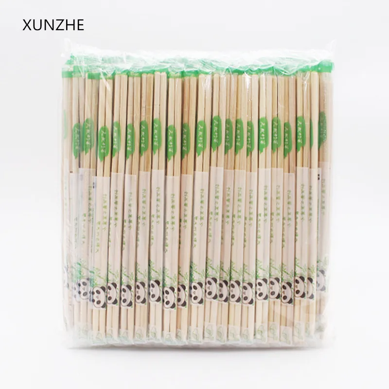 Китайские одноразовые бамбуковые деревянные палочки для еды XUNZHE 5 0*19 8 см 50 пар